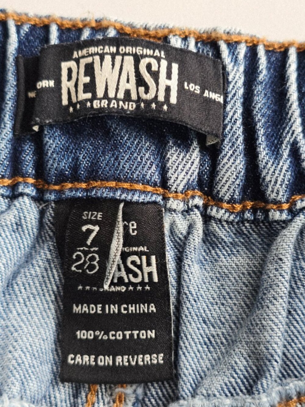 Rewash Wide Leg High Rise Jeans Women 28 Medium Wash NWT - Picture 4 of 10